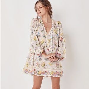 NWT Spell Posy Long Sleeve Mini dress, X-Small